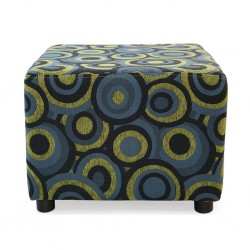 Picasso Ottoman Pattern Mustard Fabric