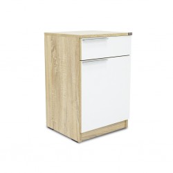 Plus Nightstand Sonoma & Diamond White