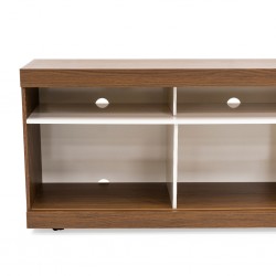 Havana Low TV Cabinet Off/White Particle Board