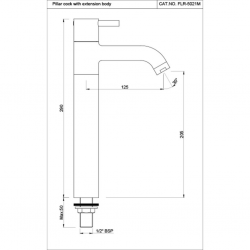 Florentine High Neck Basin Tap