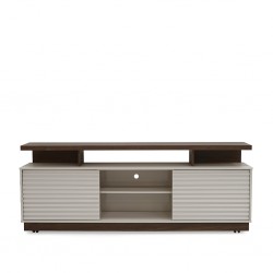 Blumeau Low TV Cabinet Off White/Walnut PB