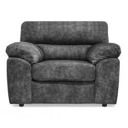 Maurizio 1 Seater Grey Col  Fabric