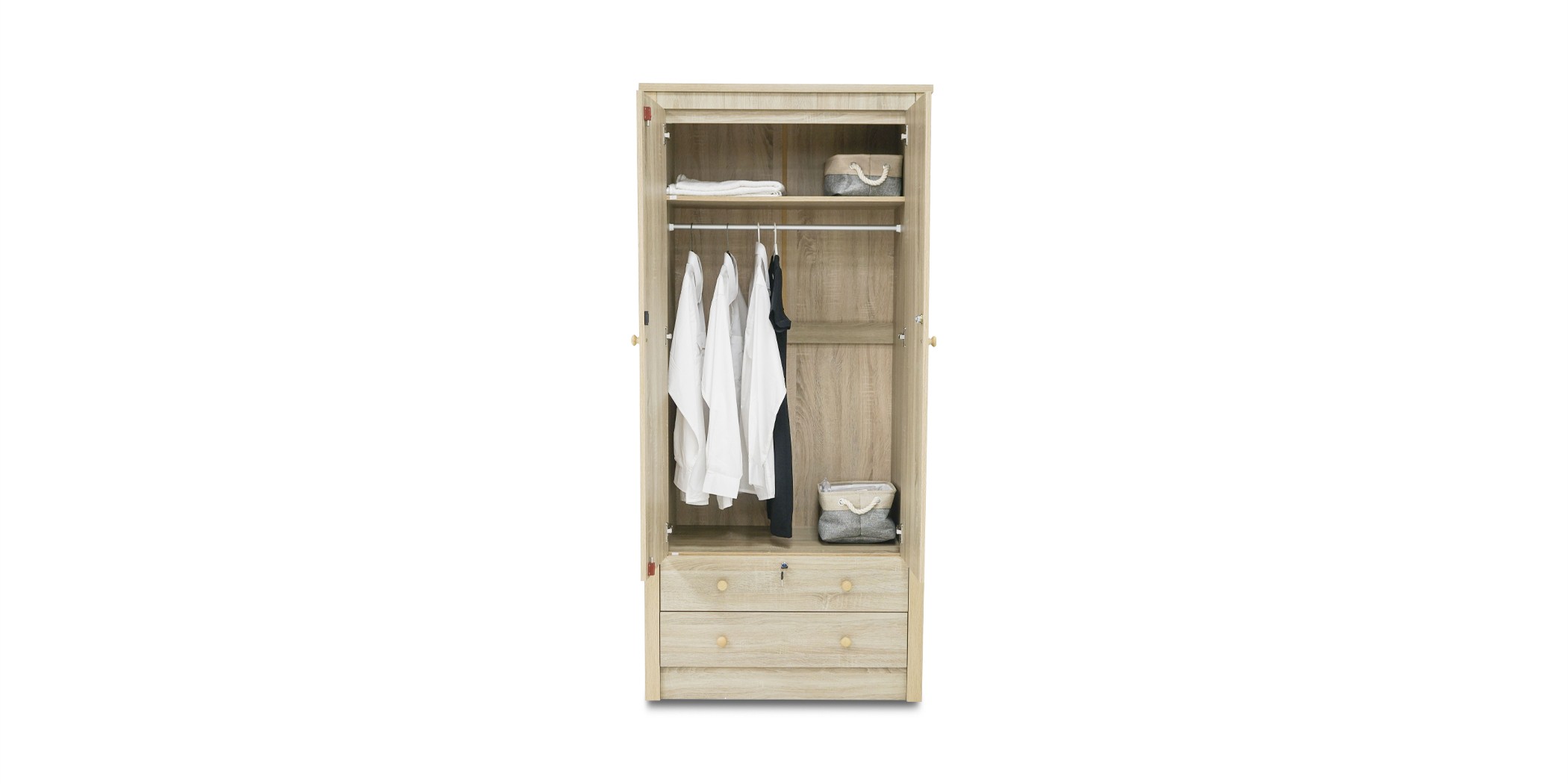 Alanna Bedroom Set 107x190 cm Sonoma Oak