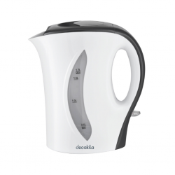 Decakila KEKT027W 1.7L Plastic WH Kettle With Base "O"