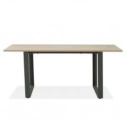 Stellar Disa Office Desk Dark Grey