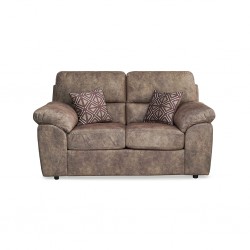 Maurizio 2 Seater Brown Col Fabric