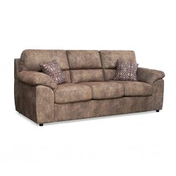 Maurizio 3 Seater Brown Col Fabric