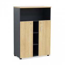 Stellar Mimosa Filling Cabinet Wood & Grey