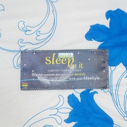 Sleep On it Comfort Double 150x190 cm Foam Blue Fabric