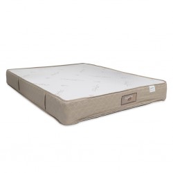 Slumberland Premium Latex Double 150x190 cm Microquiled White & Brown