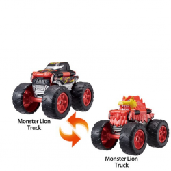 Transracers 2-in-1 Flip Vehicle Monster Lion Truck - YW463875A-02