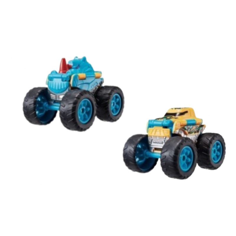 Transracers 2-in-1 Flip Vehicle Monster Rhinoceros Truck - YW463875A-03