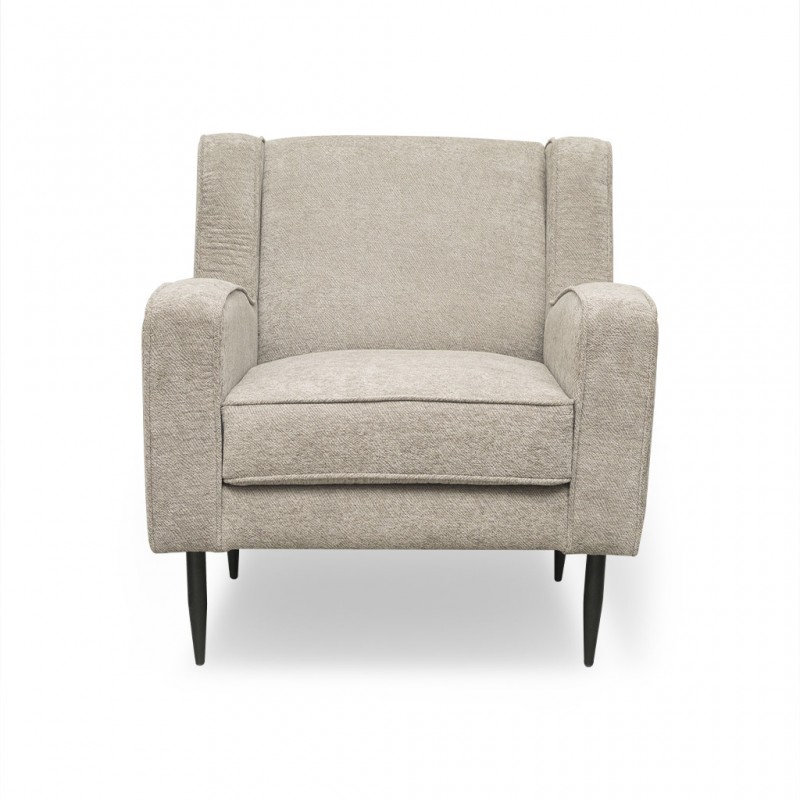 Zac Armchair L.Brown Fabric