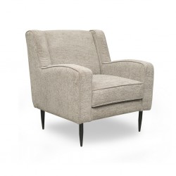 Zac Armchair L.Brown Fabric