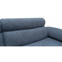 Comfy Sofa 3+2+1 in Blue Col Fabric