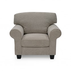 Vixon Accent Chair Beige Color Fabric