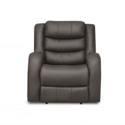 Veneto Single Recliner in Brown Leather Gel