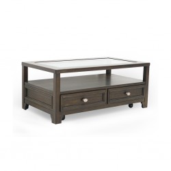 Plumeria Coffee Table Charcoal Brown