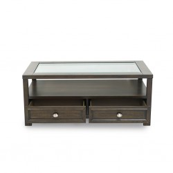 Plumeria Coffee Table Charcoal Brown