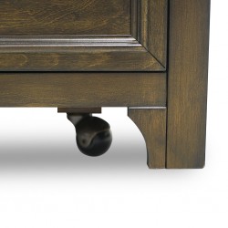 Plumeria Coffee Table Charcoal Brown