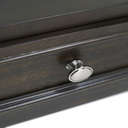 Plumeria Coffee Table Charcoal Brown