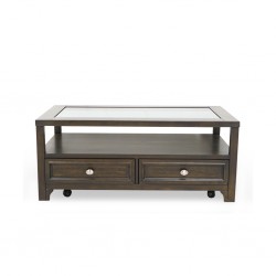 Plumeria Coffee Table Charcoal Brown