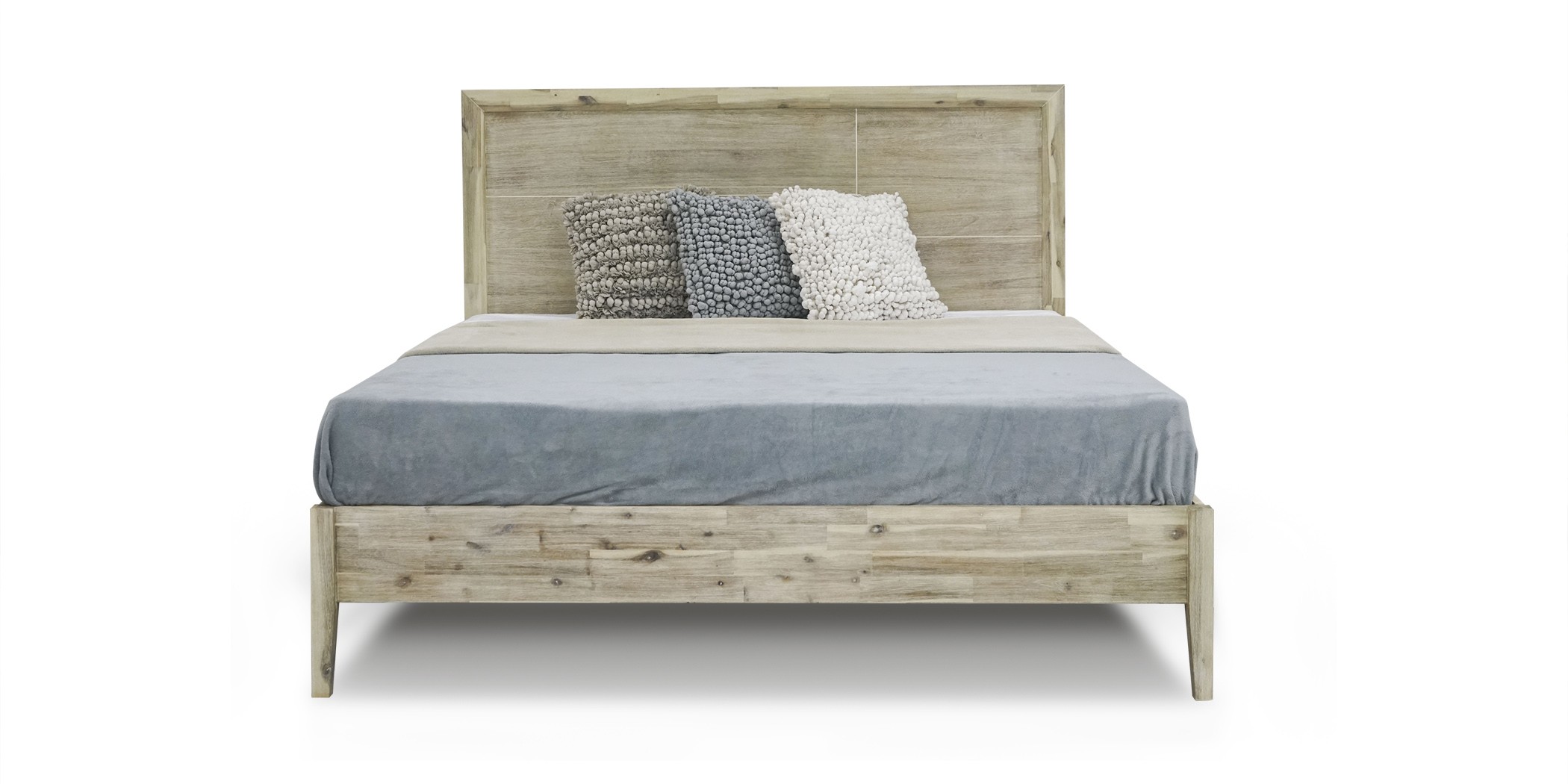 Brisbane Bed 180x 200 cm in Brushed Acacia