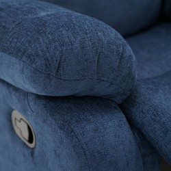 Sabella Recliner Navy Color Fabric