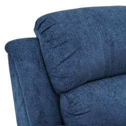 Sabella Recliner Navy Color Fabricv