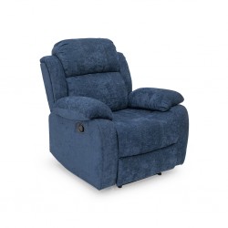 Sabella Recliner Navy Color Fabric