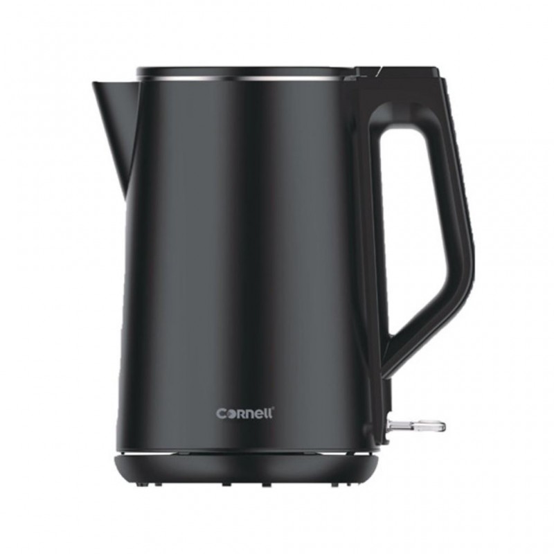 Cornell CJK-E150SSB 1.5L Cordless Black Kettle Double Wall