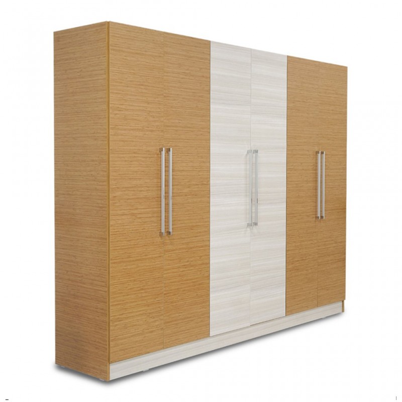 Azalea Wardrobe 6 Doors Paradise & Bambu