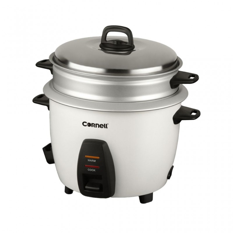 Cornell CRC-CS182ST 1.8L WH Conventional Rice Cooker With Steam Tray