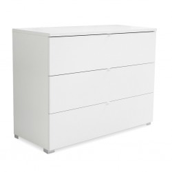 Ottica Chest of 3 Drawers White