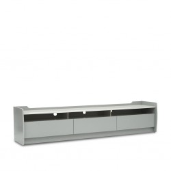 Sublime Low TV Cabinet Grey/Off White