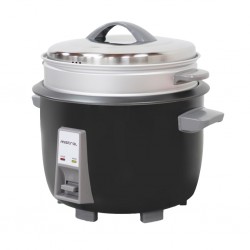 Mistral MRC360BS 3.6L Black Rice Cooker With Steamer