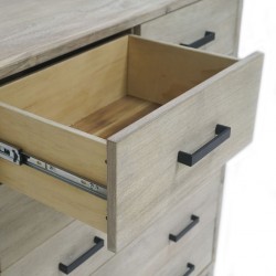 Brisbane Chest of 6 Drawers Brushed Acacia