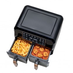 Kenwood HFM75.000MB 8L Digital Blk Metal Dual Air Fryer