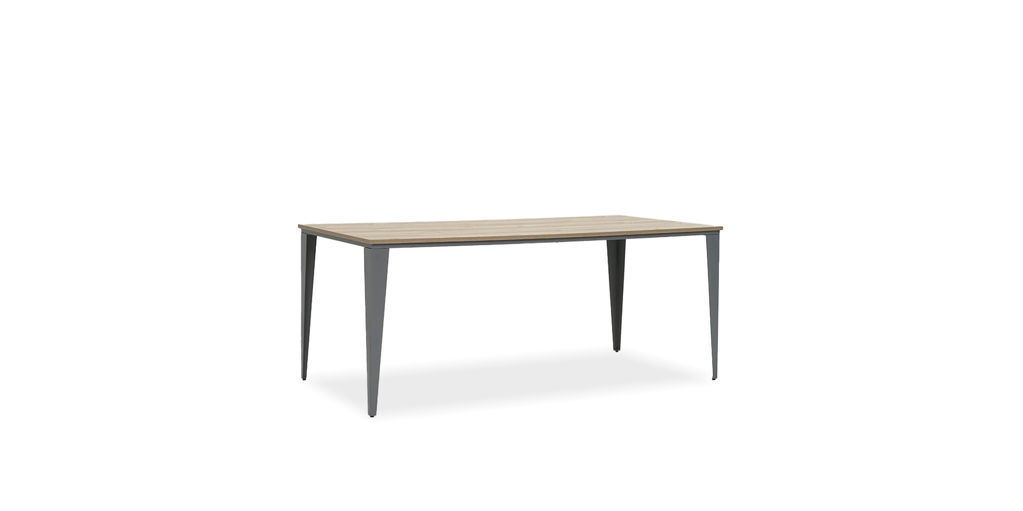 Table Rectangulaire Pliable 183x76 Cm - Style Horeca Noyer, Pour Intérieur Ou Extérieur - 4