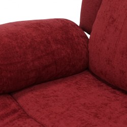 Sabella Single Recliner Cranberry Col Fabric