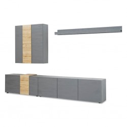 Venus Tv Unit With 2 Doors Titanio