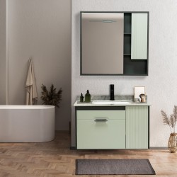 Bathroom Cabinet With Mirror Ref 2202-80YB