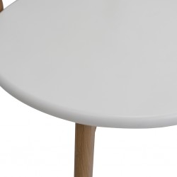 Fjord Dining Chair Oak and White