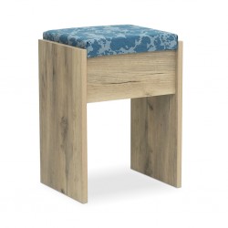 Colton Pouf MDF Grey Oak