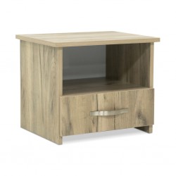 Colton Night Table MDF Grey Oak