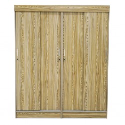 Ralene Sliding Wardrobe 4 Doors In Melamine MDF