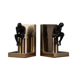 Thinking Man Shape Bookend...