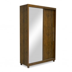 Royale Wardrobe 2 Doors Brown With Door Mirror