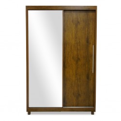 Royale Wardrobe 2 Doors Brown With Door Mirror