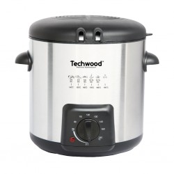 Techwood TFF 99i 1L 840W Fondue With 6 Fondue Forks & Chrome Basket "O"